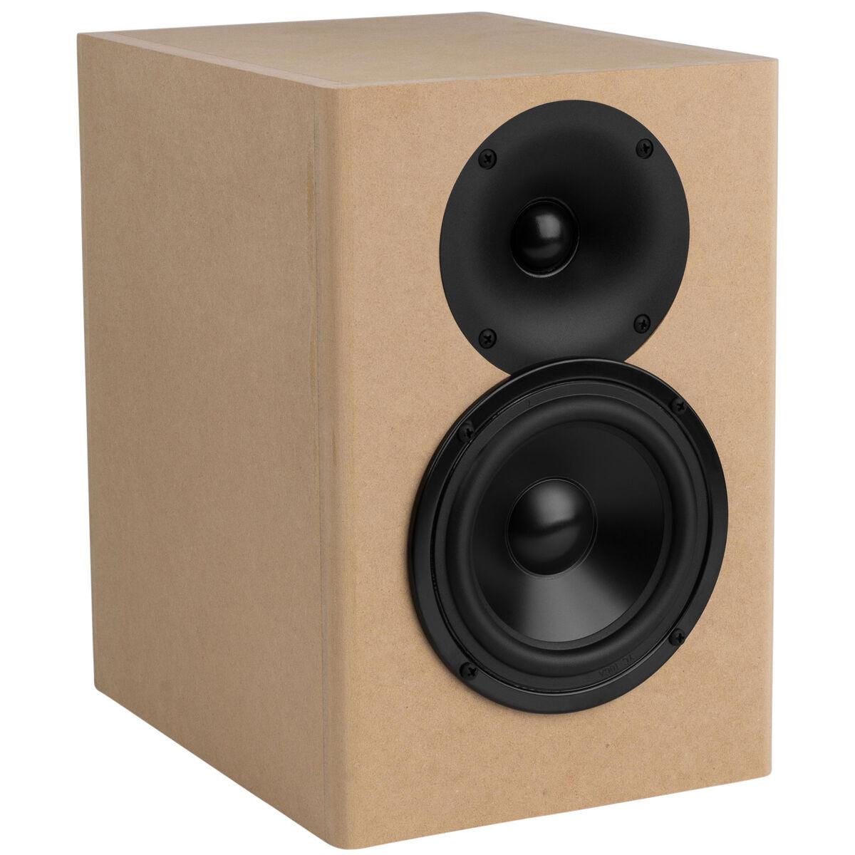 C-Note MT Bookshelf Speaker Kit Pair with Knock-Down Cabinets
